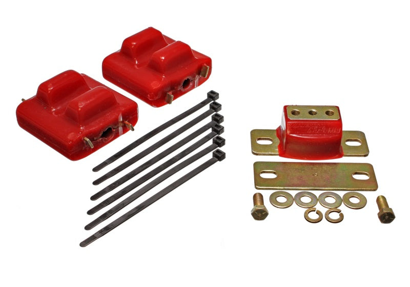 Fits Energy Suspension 87-91 Suburban C10-C30 2WD Red Motor &amp; Transmision