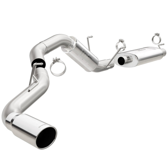 MagnaFlow Cat-Back, SS, Fits 4in, Single Pass Side Rear Exit 5in Tip 14-15 Ram