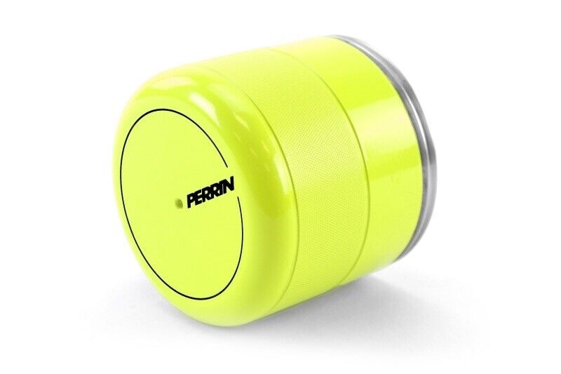 Perrin Neon Yellow Oil Filter Cover for 2015-2023 Subaru WRX
