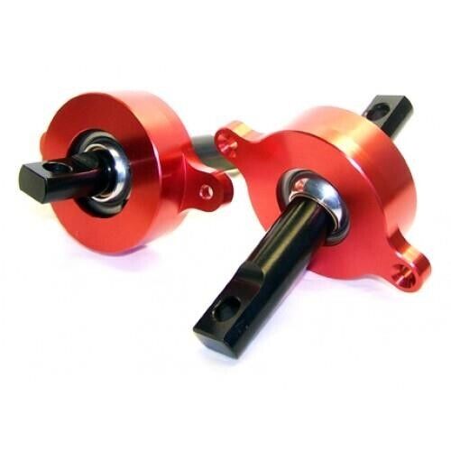 BLOX Racing BXSS-20300-RD Rear Trailing Arm Bushing Kit Red For 88-00 Civic