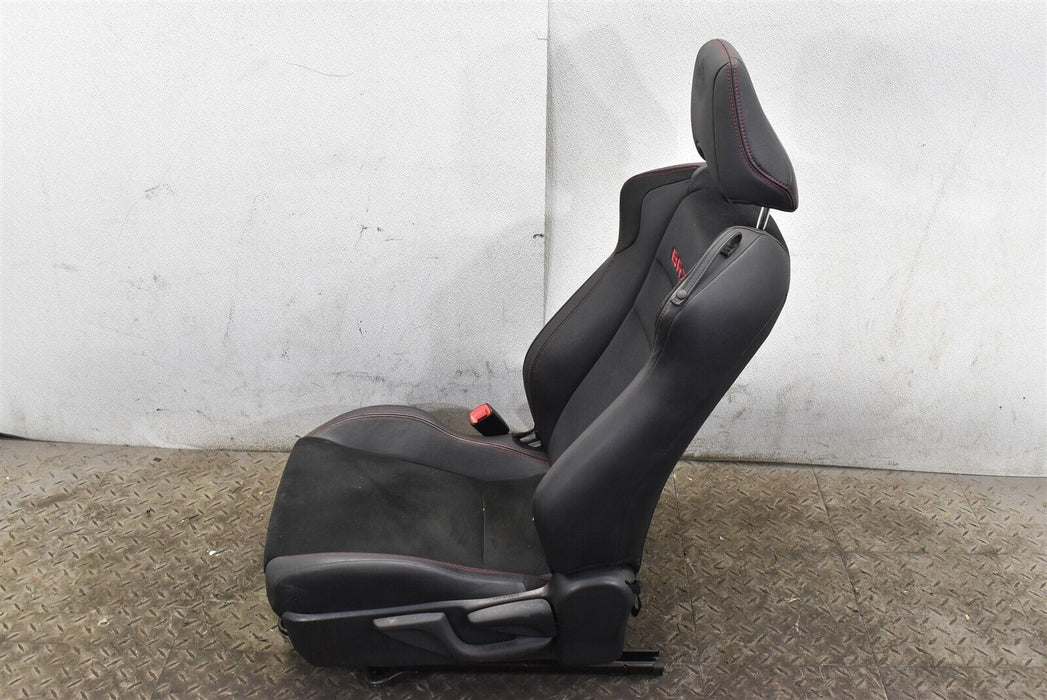 2013-2019 Subaru BRZ FR-S Front Left Driver Seat Leather Red Stitching 13-19
