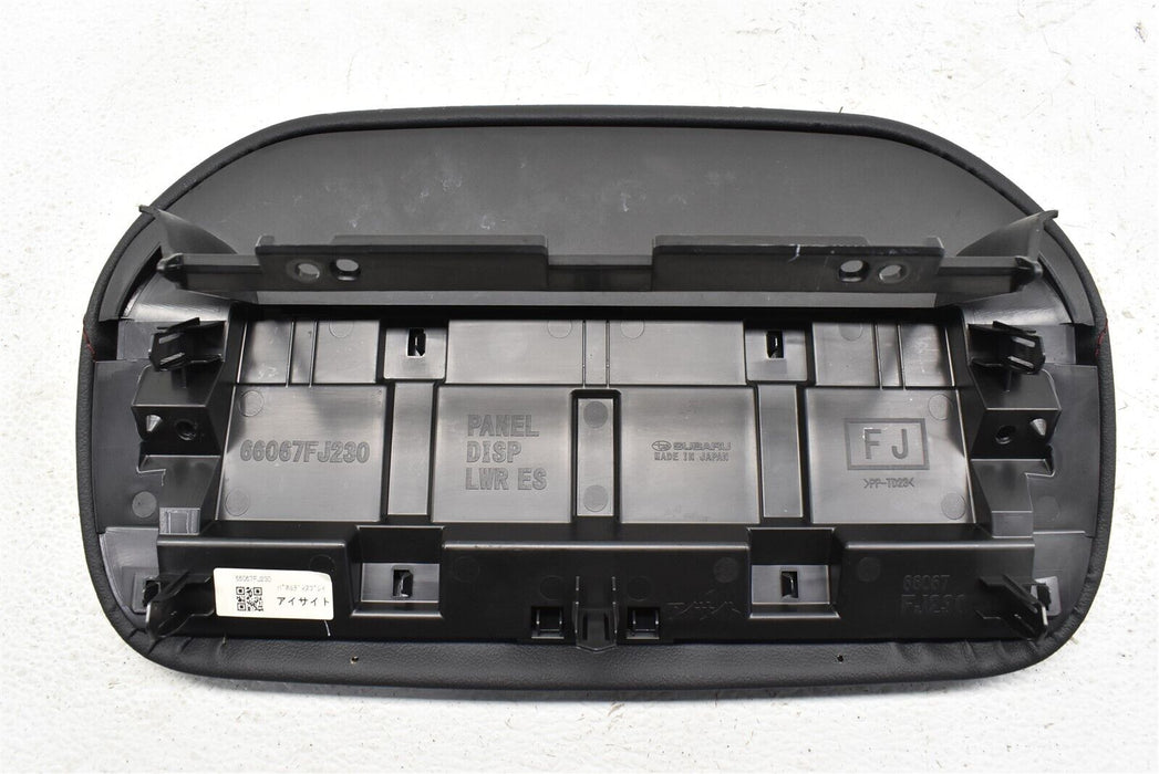 2015-2019 Subaru WRX STI Dash Cover Multi Display Screen Unit Cover OEM 15-19