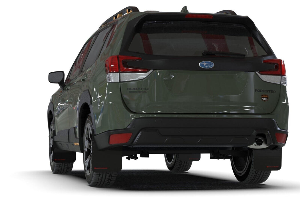Rally Armor UR Black Mud Flaps w/ Grey Logo for 2022+ Subaru Forester