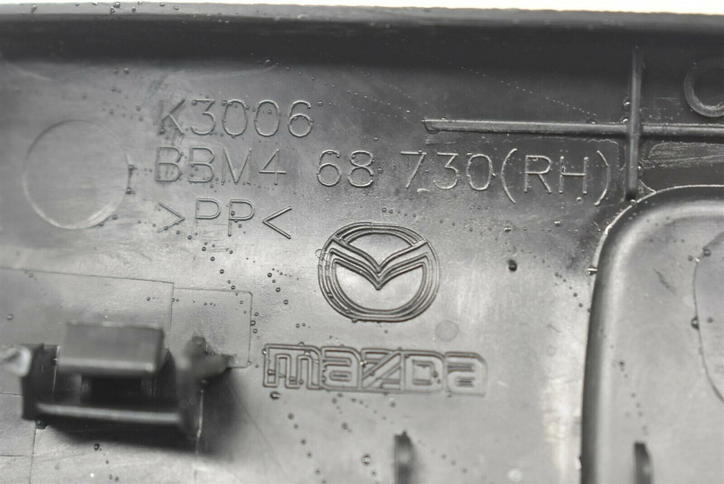 2010-2013 Mazdaspeed3 Door Sill Trim Cover Rear Right Passenger RH Speed 3 10-13
