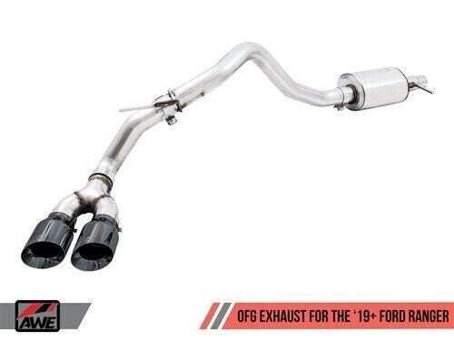 AWE 3015-23064 Tuning for 2019+ Ford Ranger 0FG Exhaust System w/ & Rock Guard