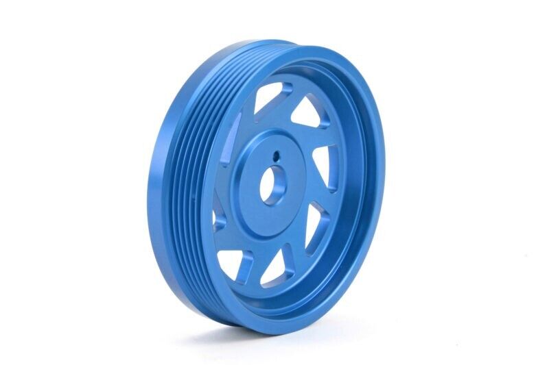 Perrin Blue Lightweight Crank Pulley for FA/FB Engines w/Large Hub