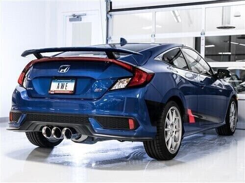AWE 3020-52008 Tuning for 2016+ Honda Civic Si Exhaust w/Front Pipe & Triple
