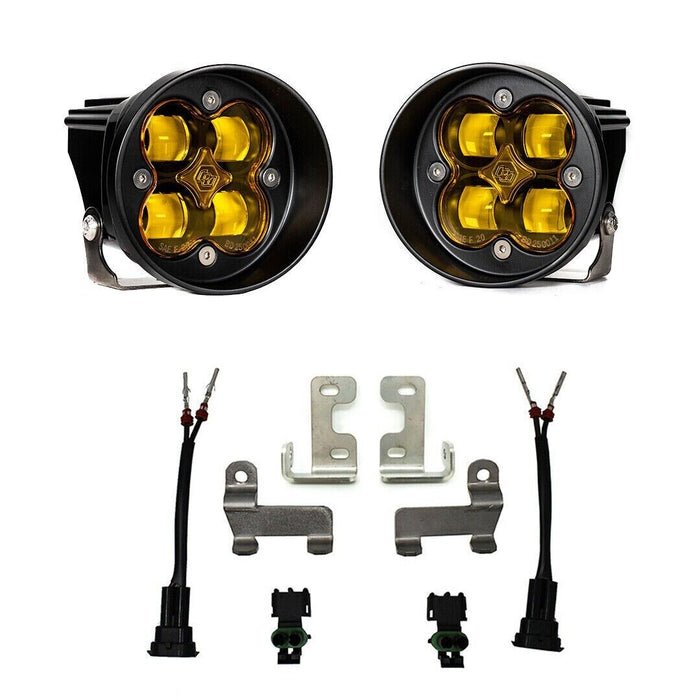 Baja Designs Squadron-R Amber SAE LED Fog Light Kit For 4Runner/Tacoma/Tundra