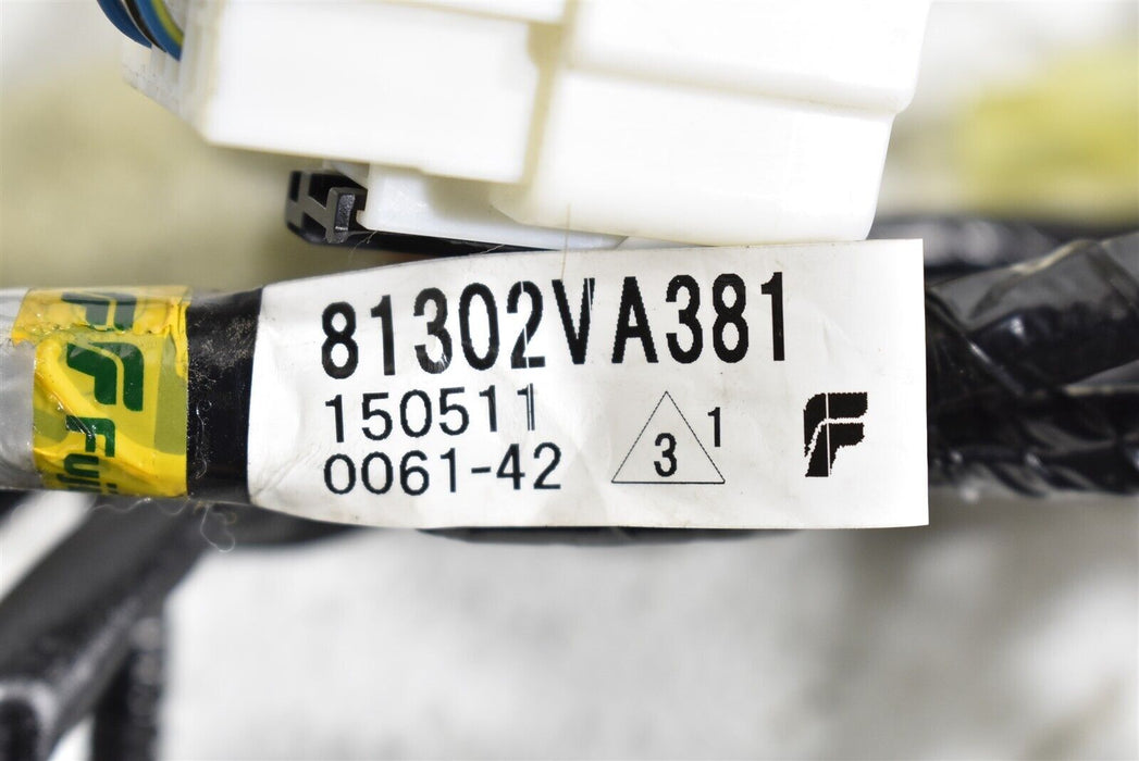 2016 Subaru WRX STI Instrument Panel Wiring Harness 81302VA381 OEM 16