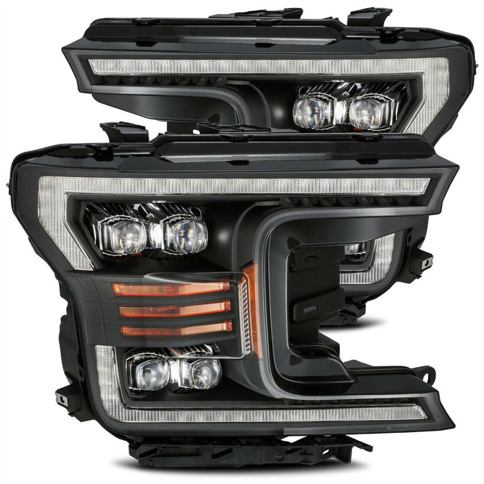 AlphaRex Black Nova Series LED Projector Headlights for 2018-2020 Ford F-150