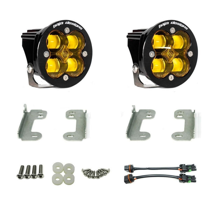 Baja Designs 447721 Fog Light Pocket Kit - Amber For 2007-2018 Wrangler JL