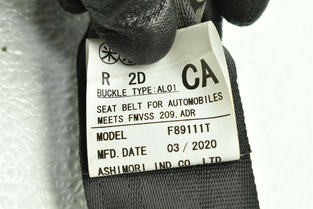 2013-2017 Scion FR-S Seat Belt Assembly Rear Right Passenger RH FRS BRZ 13-17