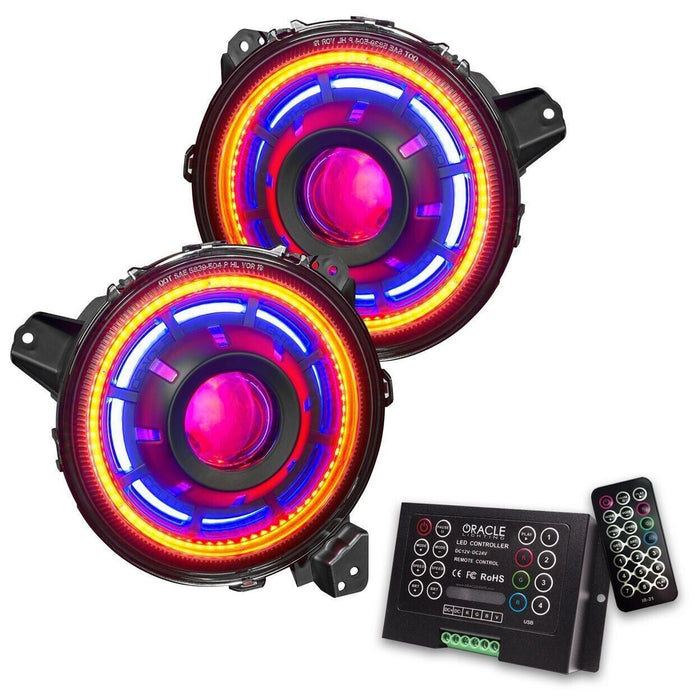 Oracle Lighting 5839-333 Oculus ColorSHIFT Bi-LED Projector Headlights, ColorSHI