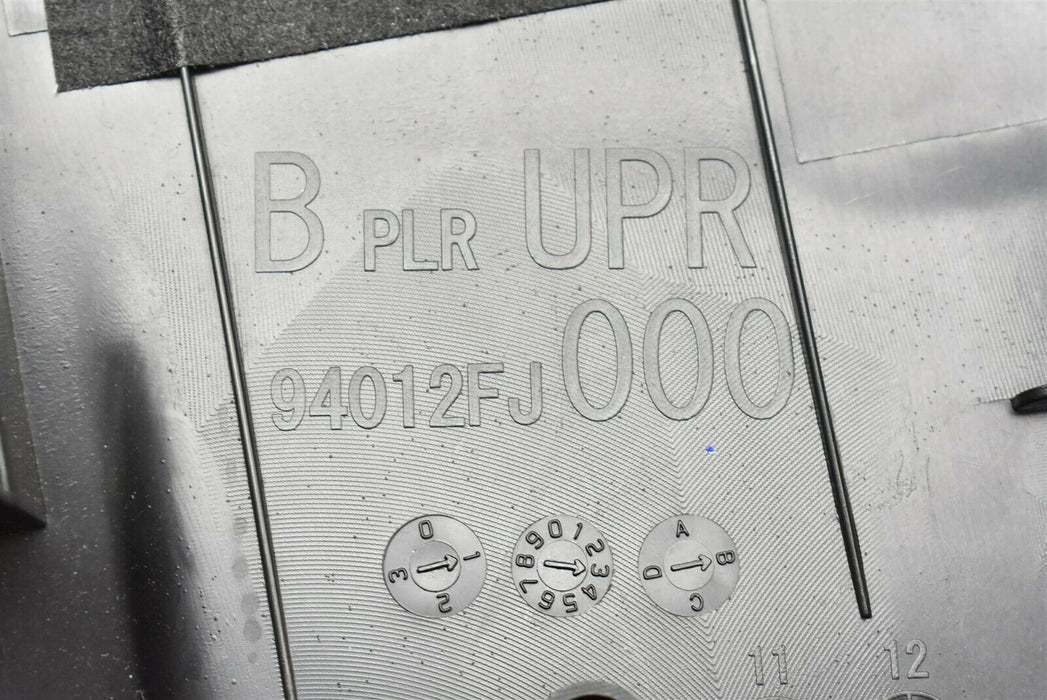 2015-2019 Subaru WRX STI B Pillar Trim Cover Right Passenger RH OEM 15-19
