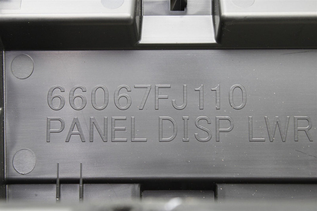 2015-2019 Subaru WRX STI Dash Display Cover Panel Trim 15-19