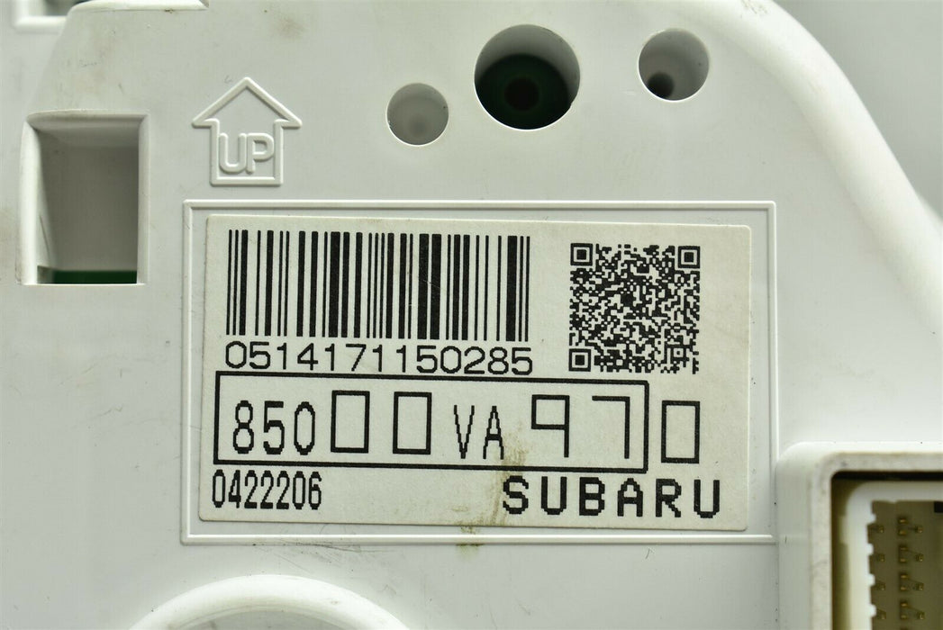 Subaru 2017 WRX Speedometer Gauge Instrument Cluster Bad Tabs 85000VA970 17