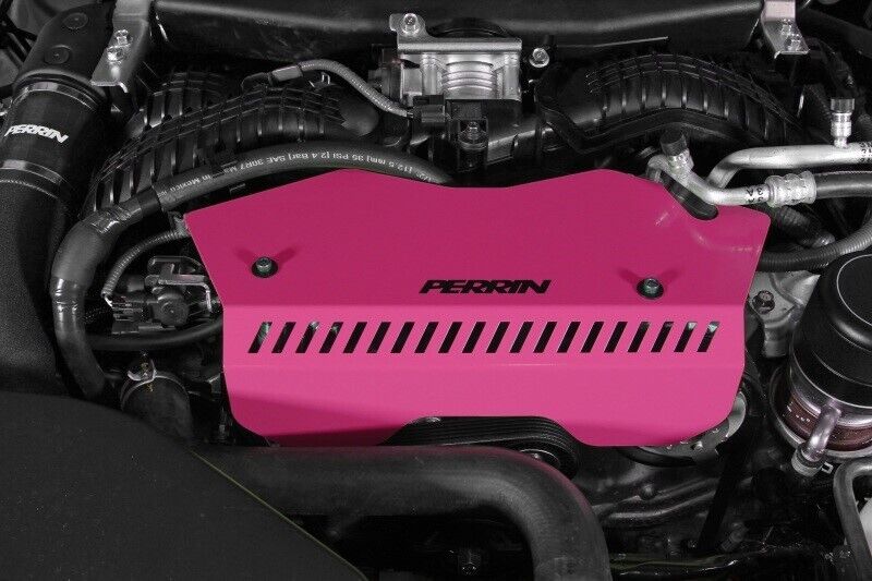 Perrin Hyper Pink Alternator Pulley Cover For Subaru 2022-2023 WRX