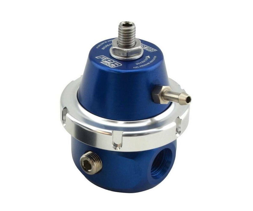 Turbosmart FPR Fuel Pressure Regulator EFI 1:1 Ratio 35-90PSI Base -6 AN Blue