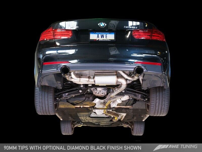 AWE 3010-33030 Touring Edition Axle Back Exhaust System Kit For BMW 335i/435i