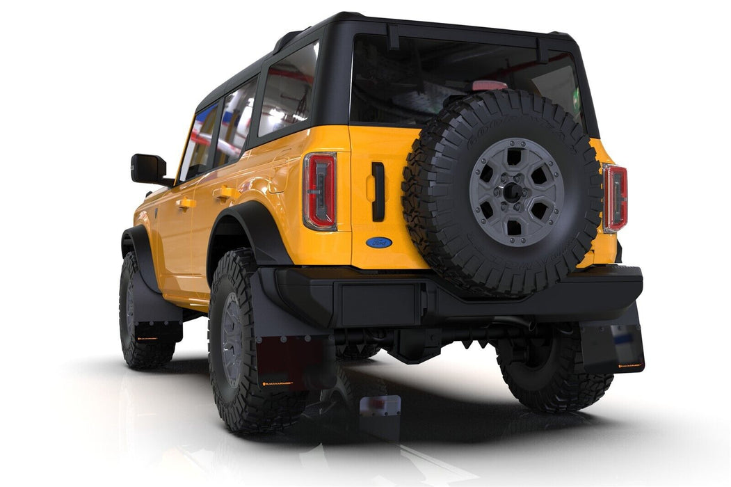 Rally Armor for 2021-2023 Bronco Black/Orange NO RAPTOR/SPORT