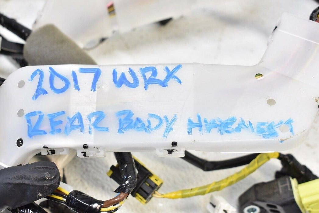 2017 Subaru WRX Rear Wiring Harness Body Floor OEM 17