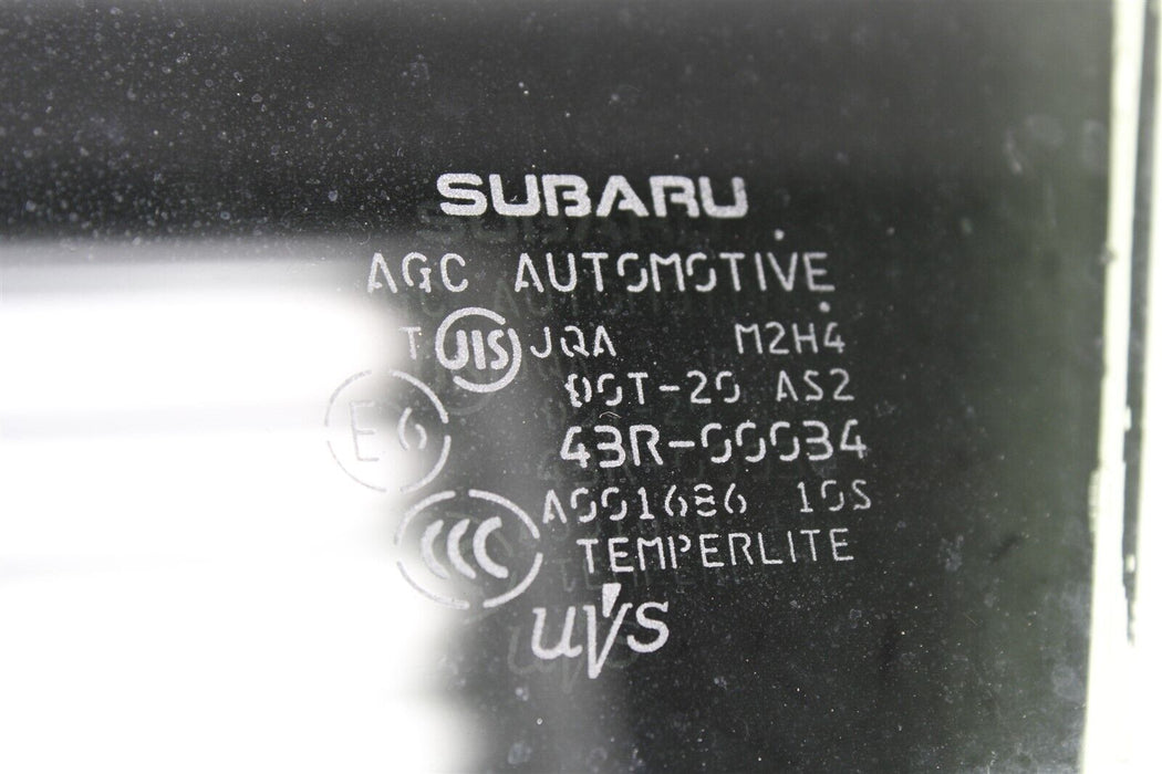 2015-2019 Subaru WRX STI Door Window Glass Front Left Driver LH 15-19