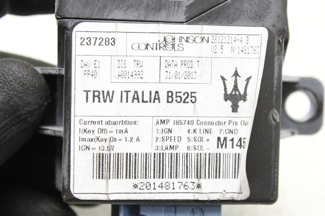 2013 Maserati GranTurismo S Power Steering Chassis Control Module 237283 08-13