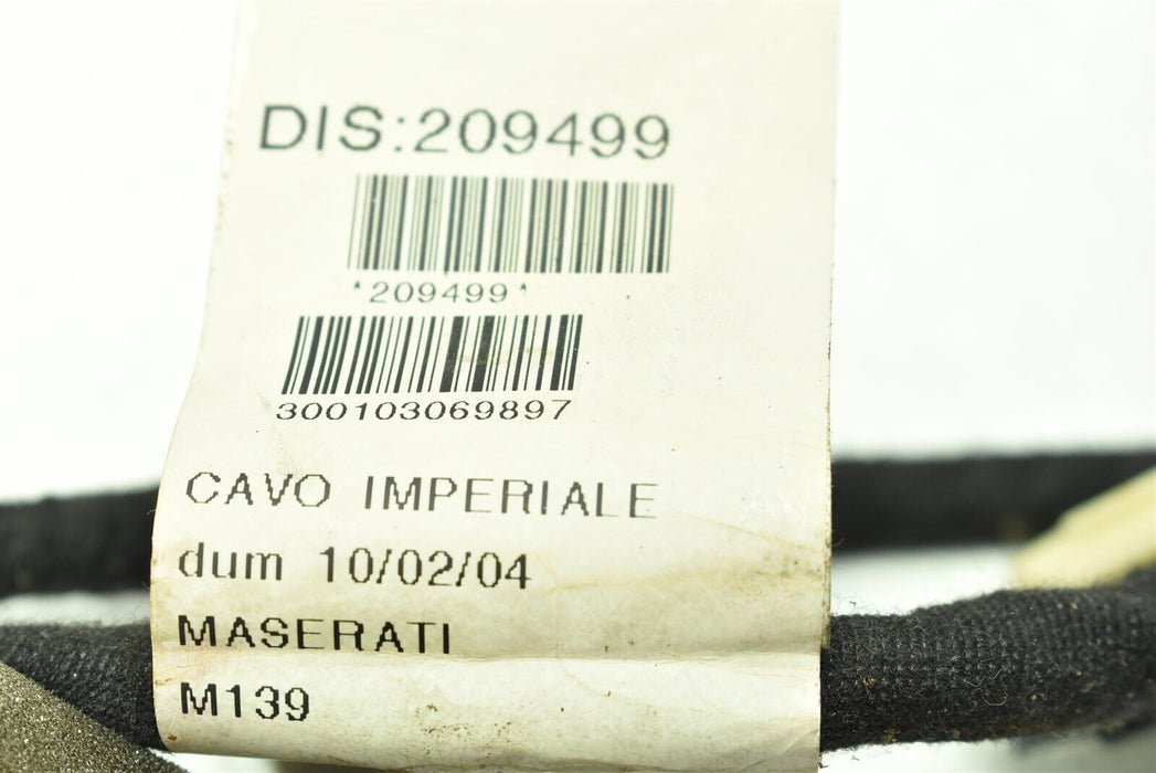 2005 Maserati Quattroporte Roof Cable Wiring Wire Harness 209499 03-12