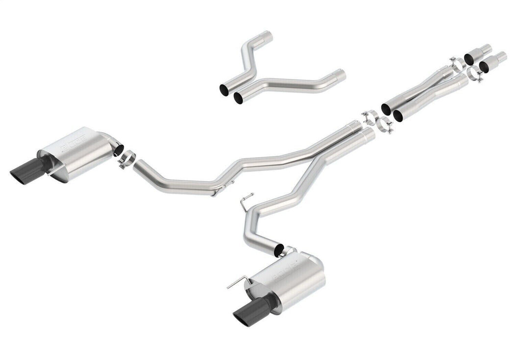 Borla 140629BC S-Type Exhaust System Fits 2015-2017 Mustang GT
