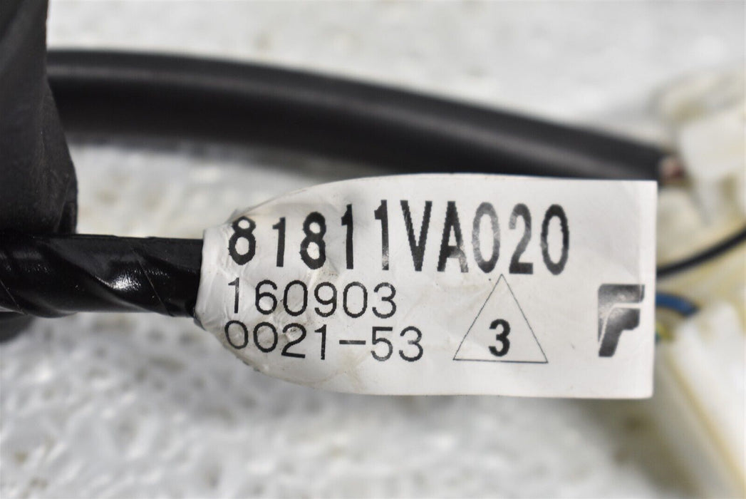 2015-2018 Subaru WRX STI Trunk Lid Wiring Harness 81811VA020 OEM 15-18