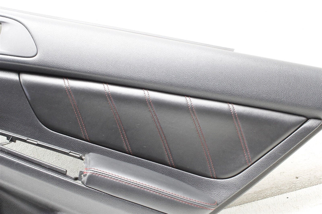 2015-2019 Subaru WRX Rear Passenger Right Interior Door Card Panel OEM 15-19
