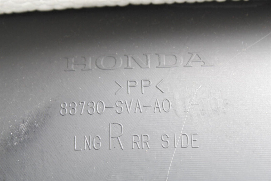 2006-2011 Honda Civic Si Quarter Panel Trim Cover Rear Right Passenger RH 06-11