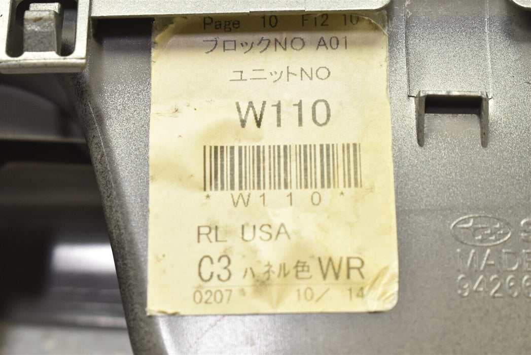 2008-2014 Subaru Impreza WRX STI Window Switch Trim Rear Left LH 08-14