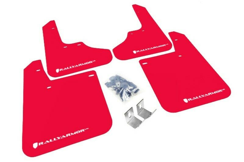 Rally Armor For 93-01 Impreza RED Rally Mud flap White logo MF2-UR-RD/WH