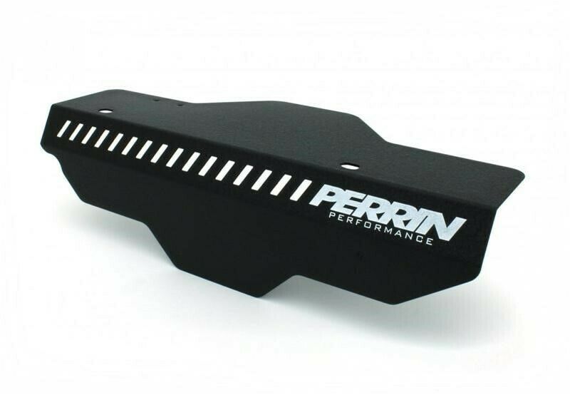 Black Perrin Alternator Pulley & Belt Cover For 02-14 WRX 04-20 STI