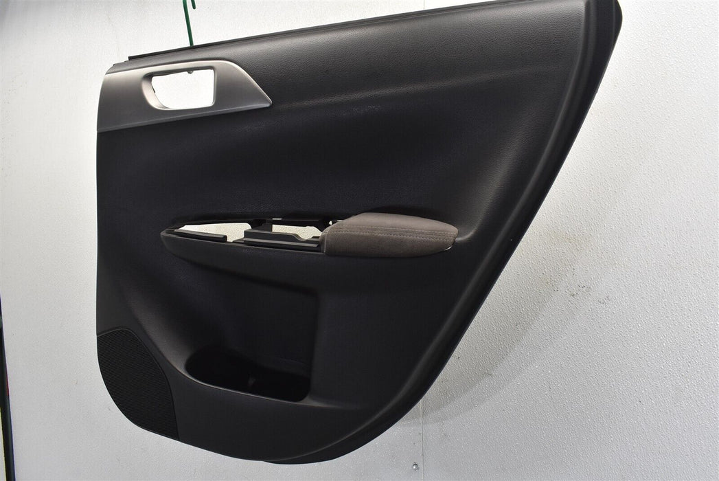 2008-2014 Subaru WRX STI Rear Right Door Panel Card Cover 08-14