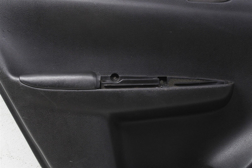 2008-2014 Subaru WRX Rear Left Door Panel LH 08-14