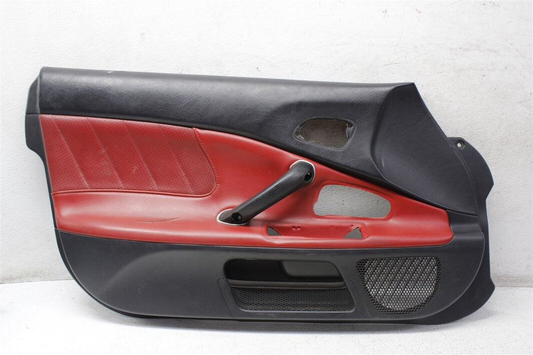 2005 Honda S2000 Driver Passenger Red Leather Door Panel Cover Factory OEM 04-05