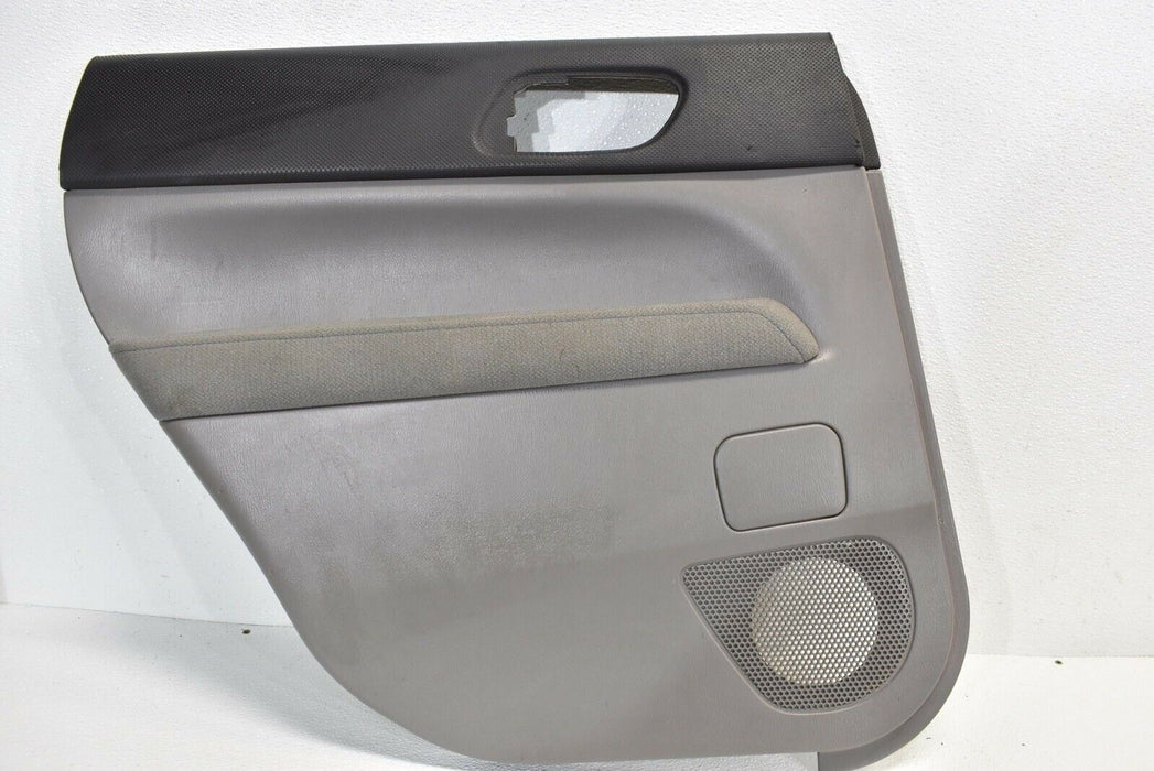 03-05 Subaru Forester Rear Left Door Panel Cover Card LH Driver 2003-2005