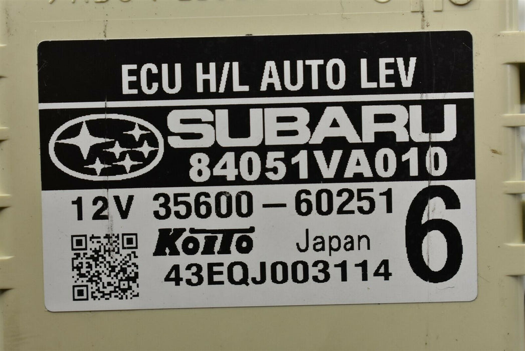 2015 2016 Subaru WRX STI Headlight Lamp Level Module Unit 84051VA010 OEM 15 16