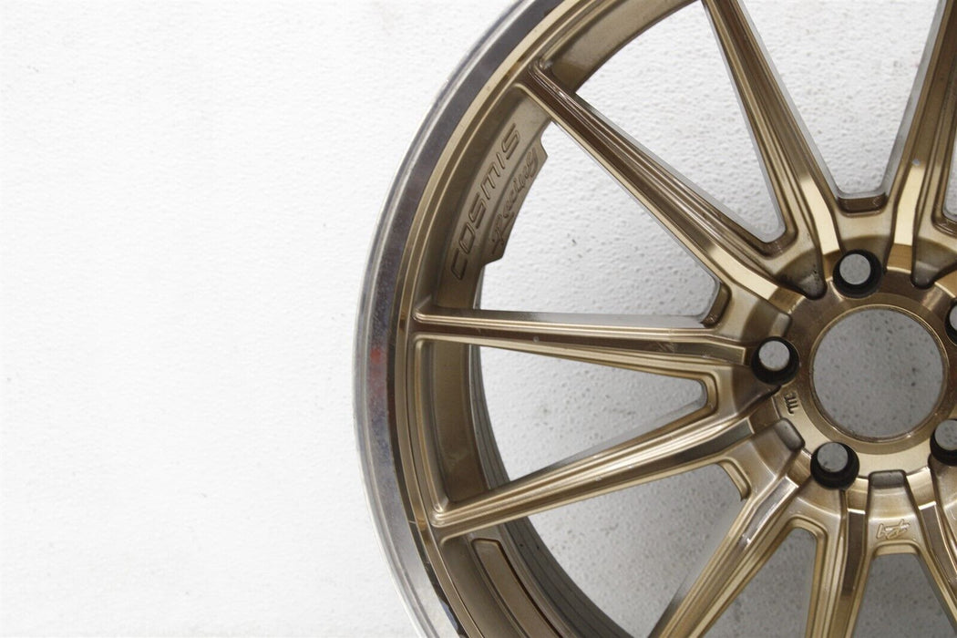 Cosmis Racing Wheel Rim R1 Gold Wheel 18x9.5 5x120 ET35 Used Wheel