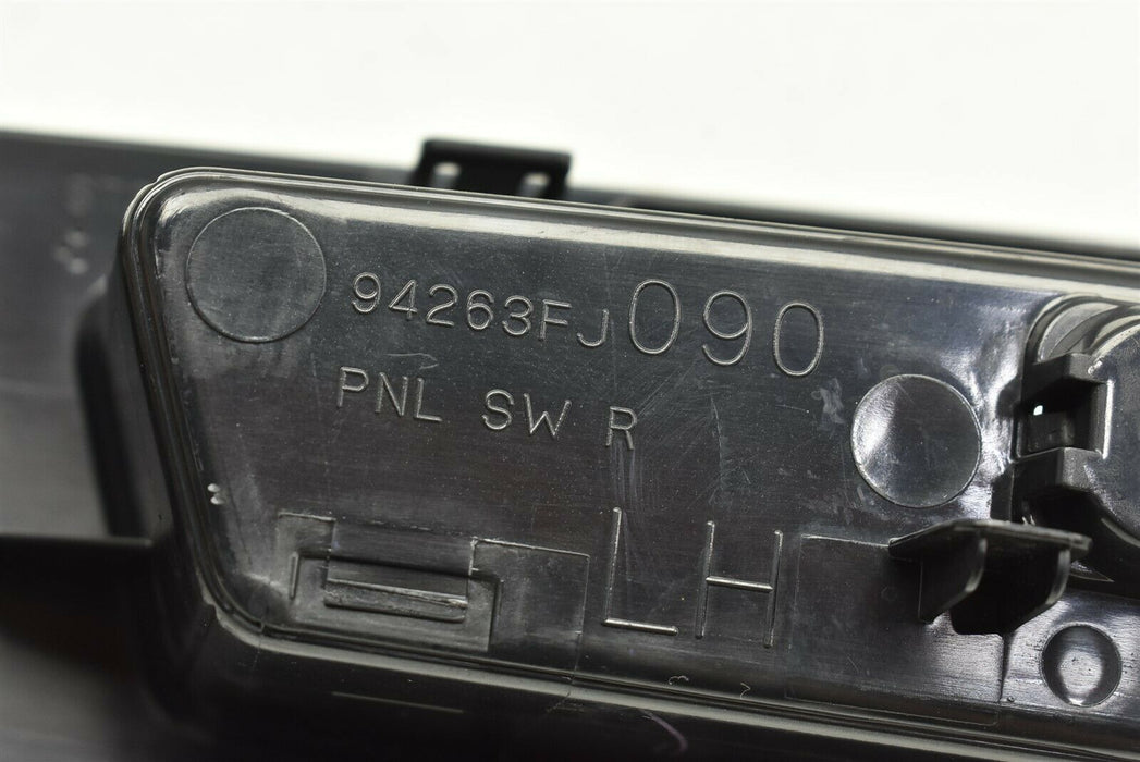 2015-2019 Subaru WRX STI Left Rear Switch Trim Cover Panel LH 94263FJ90 15-19