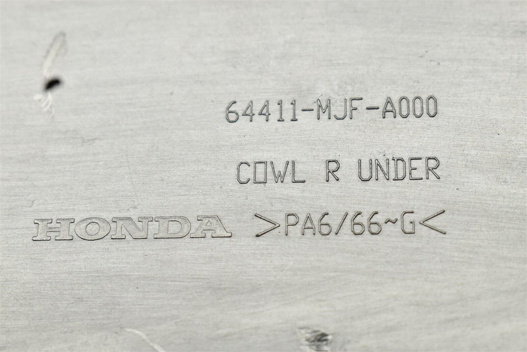 2014-2016 Honda CTX700 Right Cowl Under Cowl 64411-MJF-A000 14-16