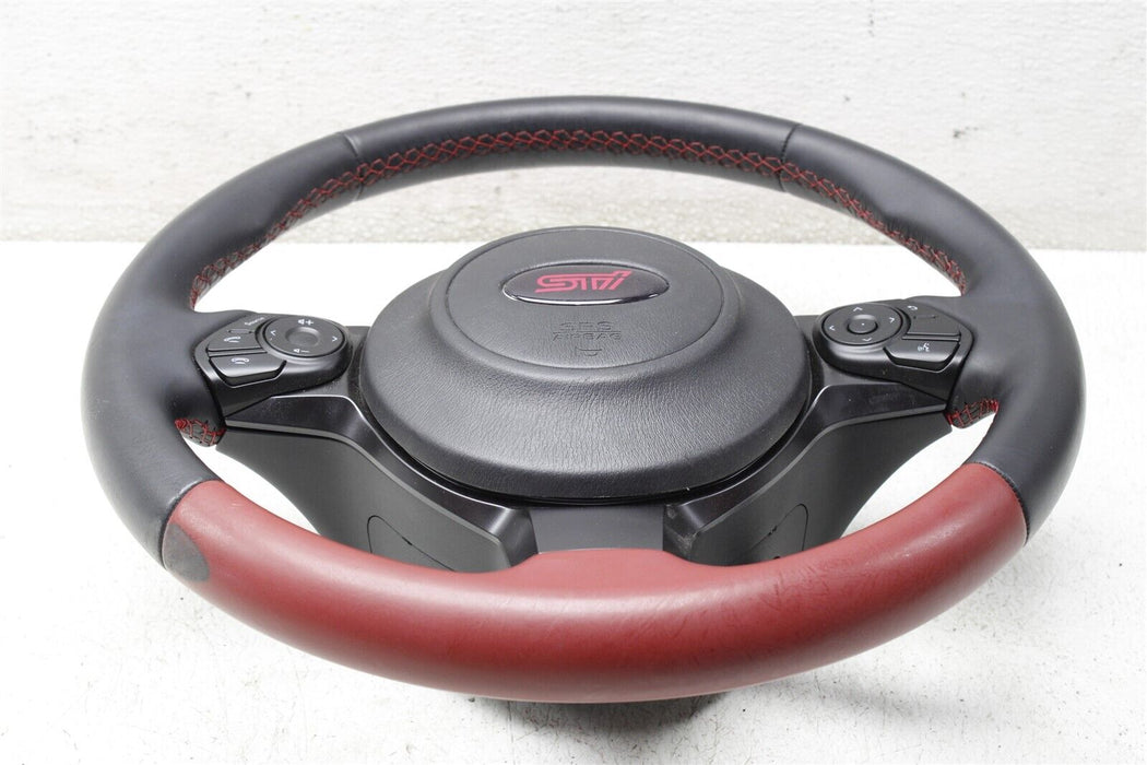 2020 Subaru BRZ TS STI Style Red Black Steering Wheel Assembly Factory OEM 17-20