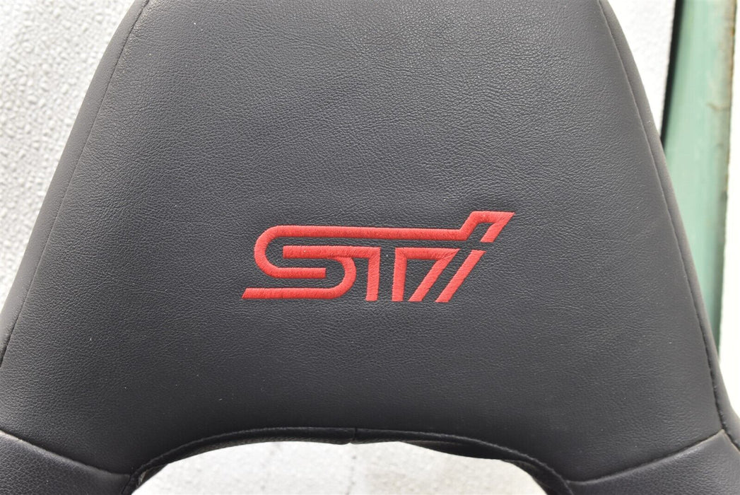2011-2014 Subaru WRX STI Sedan Seat Set Leather Front Rear 11-14