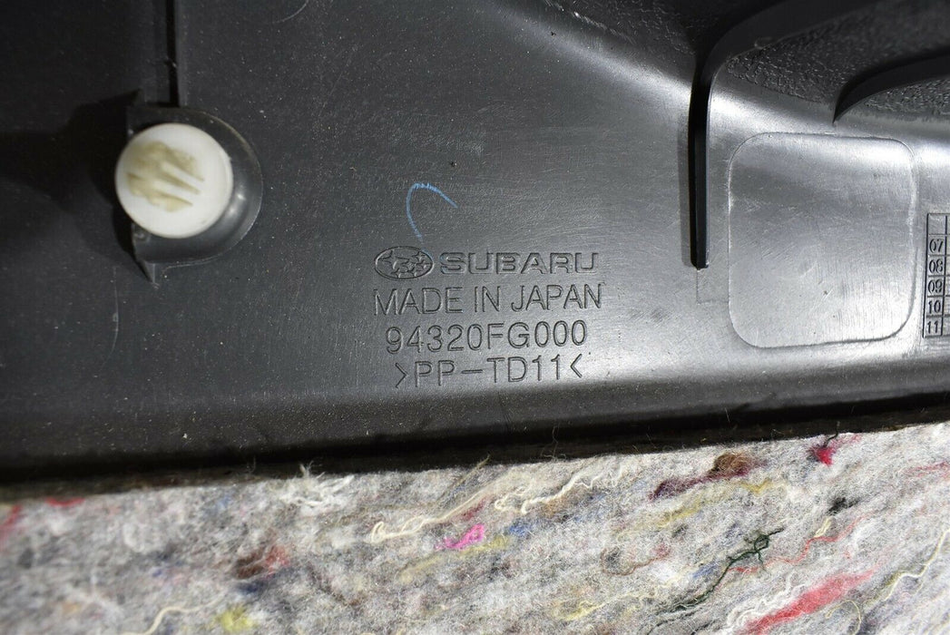 2008-2014 Subaru Impreza WRX STI Trunk Hatch Trim Cover Panel 94320FG000 08-14