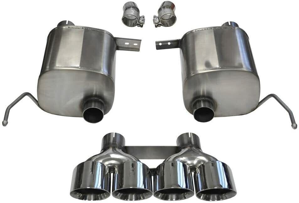 Corsa Xtreme 2.75" Axle-Back Exhaust System 4.5" Tips For 14-19 Corvette C7 GS