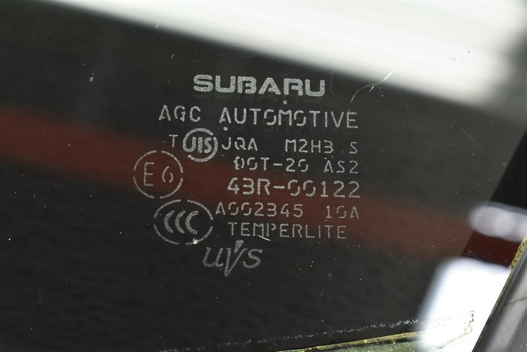 2015-2018 Subaru WRX Rear Left Door Corner Window Glass LH Driver 15-18
