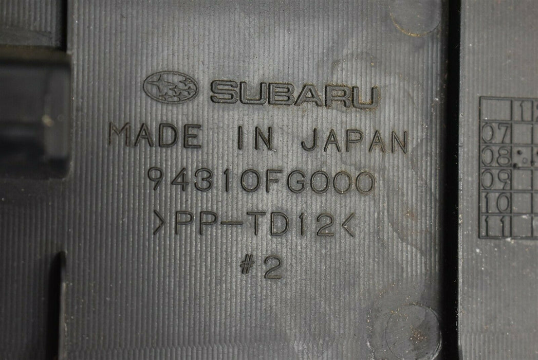 2008-2014 Subaru Impreza WRX STI Hatch Cargo Panel Cover Upper Trim 08-14