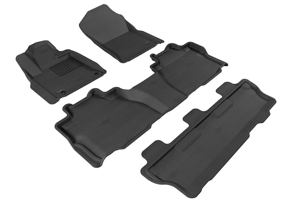 3D MAXpider 1st 2nd 3rd Row Floor Mat For 12-22 Toyota Sequoia 2nd Bench Seat